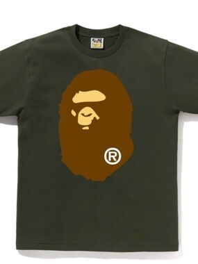 A BATHING APE T-shirt Big Ape Head Tee Mens M